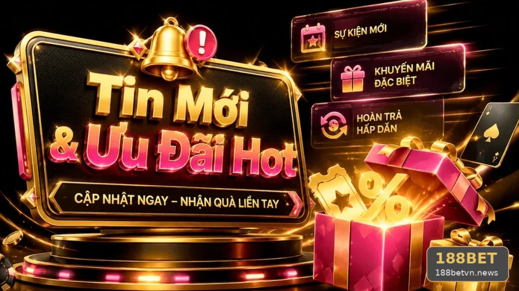 Khuyến Mãi 188BET Tại 188betvn.news: Đọc Chi Tiết Giao Diện Tin Mới, Ưu Đãi Và Điều Kiện Nhận Thưởng Qua Hồ Sơ Tình Huống Quản Lý Ngân Sách Khi Sử Dụng Khuyến Mãi Có Trách Nhiệm – Góc Kiểm Chứng Theo Tên Miền
