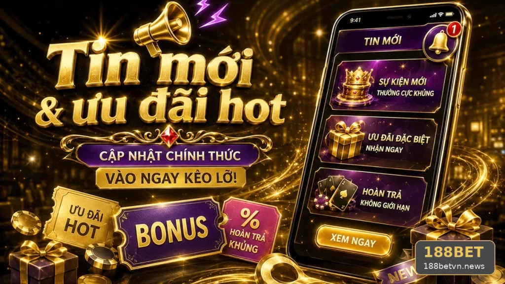 Khuyến Mãi 188BET Tại 188betvn.news: Đọc Chi Tiết Giao Diện, Góc Kiểm Chứng Theo Tên Miền Và Hồ Sơ Tình Huống Giả Định Lưu Lại Điều Khoản Cùng Lịch Sử Trao Đổi Trước Khi Tham Gia